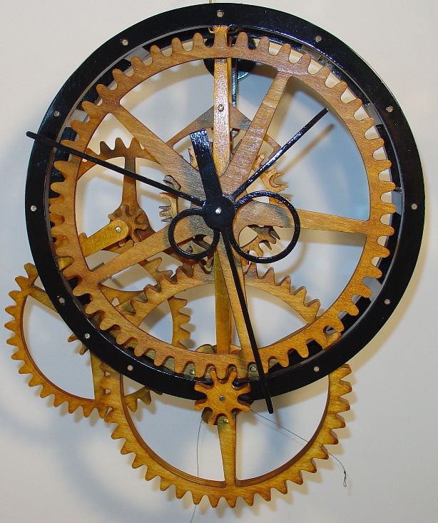 Wooden Gear Clock